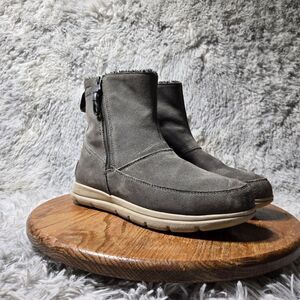 Sorel Charcoal Ankle Booties